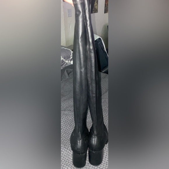Steve Madden Over The Knee black stretch ladies boots, Size 10 - Picture 6 of 6